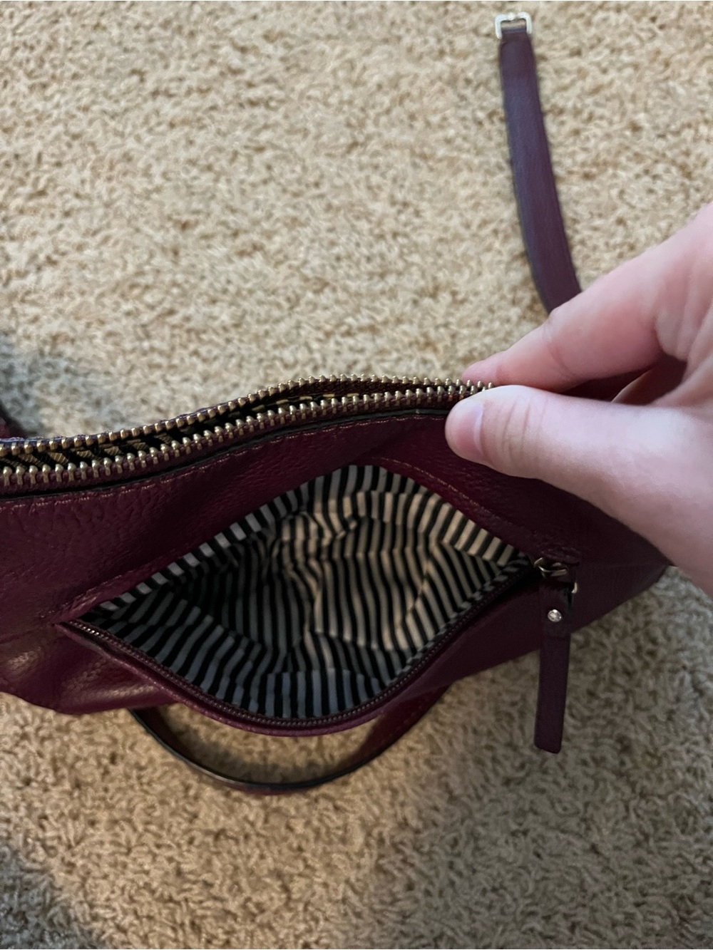 Kate Spade Purple Crossbody Purse - Picture 8 of 16